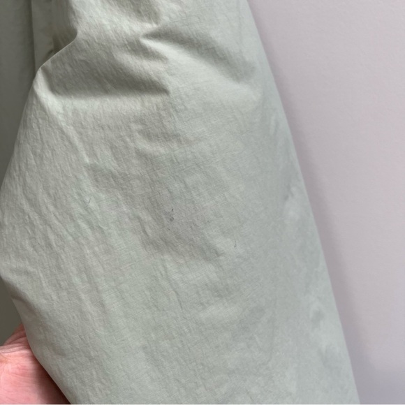 Babaton (via Aritzia) Merit Shirt Jacket Shacket Green Vegan Water Repellent L - Picture 7 of 14